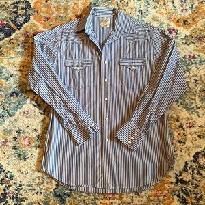 Lucky Brand Striped Western Shirt
